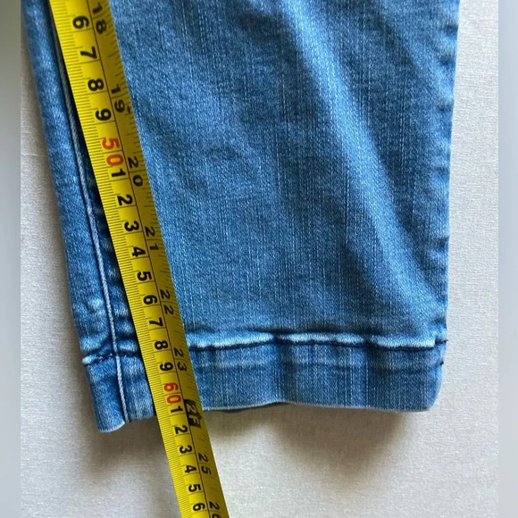 Pilcro and the Letterpress Anthropologie high rise denim leggings Sz 29 - Picture 10 of 12